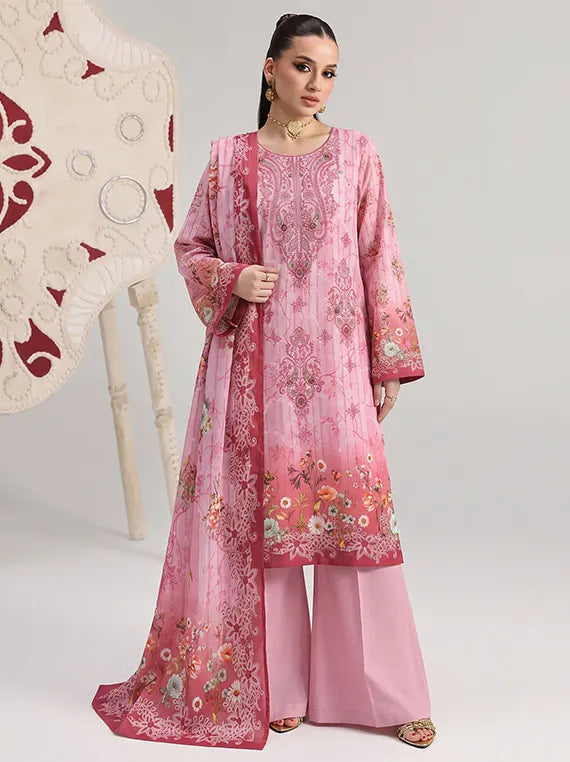 BLOSSOM By Fantak Staple Slub Unstitch Collection 26' Vol-1021 (D-02)