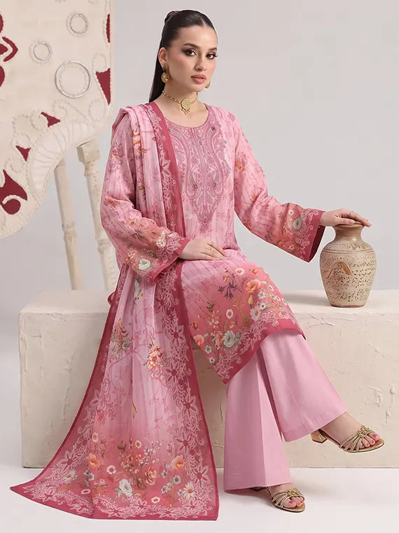 BLOSSOM By Fantak Staple Slub Unstitch Collection 26' Vol-1021 (D-02)