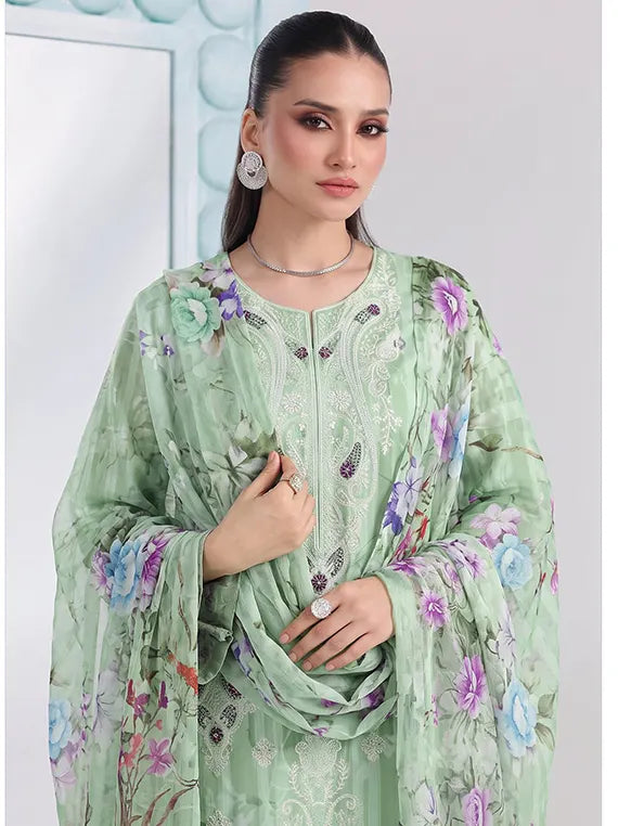 BLOSSOM By Fantak Staple Slub Unstitch Collection 26' Vol-1021 (D-04)