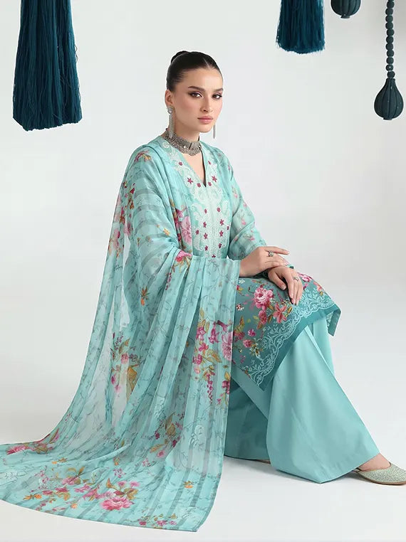 BLOSSOM By Fantak Staple Slub Unstitch Collection 26' Vol-1021 (D-05)