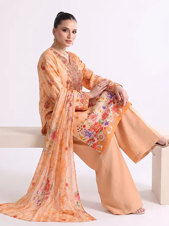 BLOSSOM By Fantak Staple Slub Unstitch Collection 26' Vol-1021 (D-06)