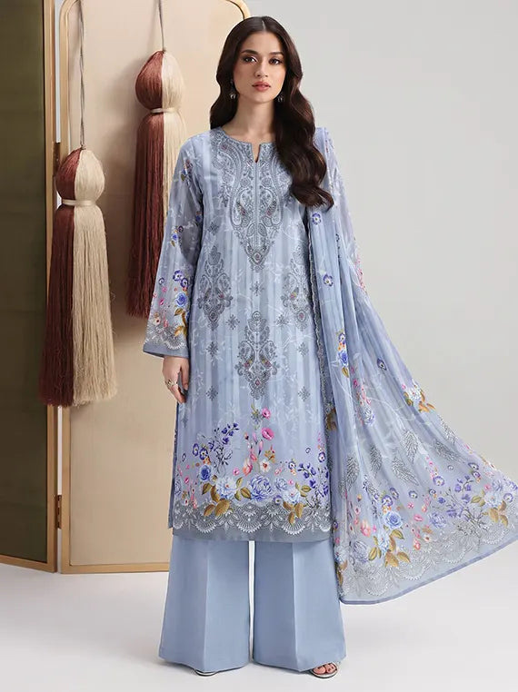 BLOSSOM By Fantak Staple Slub Unstitch Collection 26' Vol-1021 (D-09)
