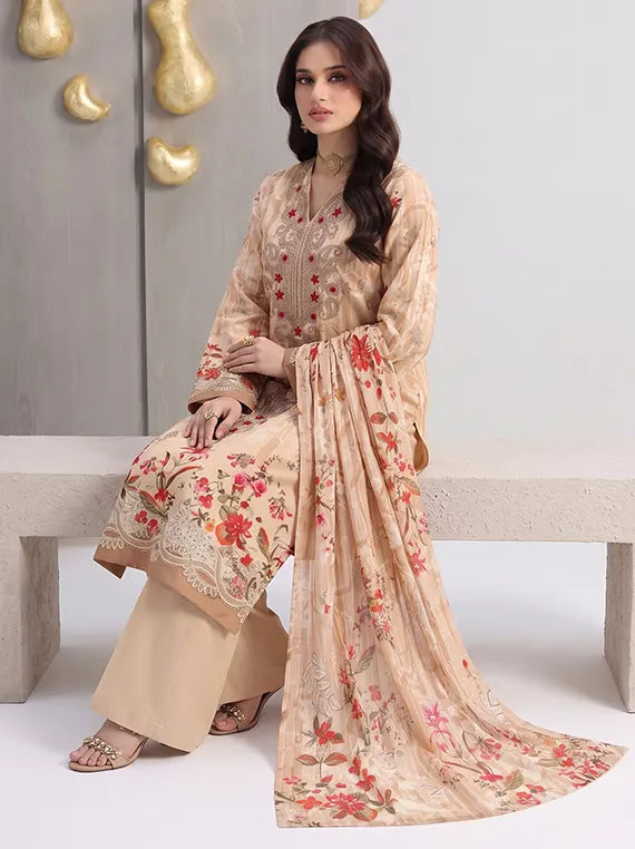 BLOSSOM By Fantak Staple Slub Unstitch Collection 26' Vol-1021 (D-10)
