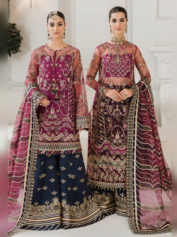 Baroque Embroidered Chiffon Multi Collection 2026 (BQU-CH10-03)