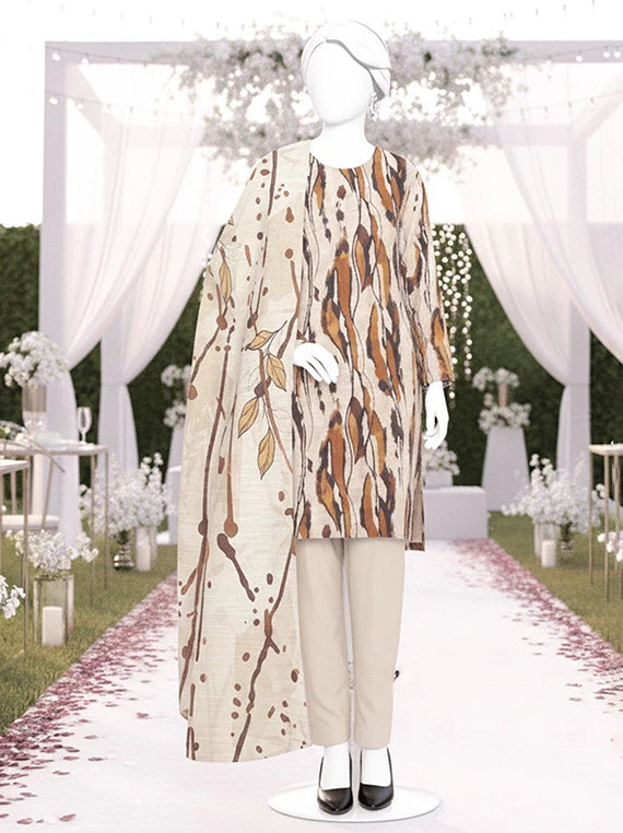 BULBUL by Abc Printed Slub Lawn Collection 2026 (D-01)