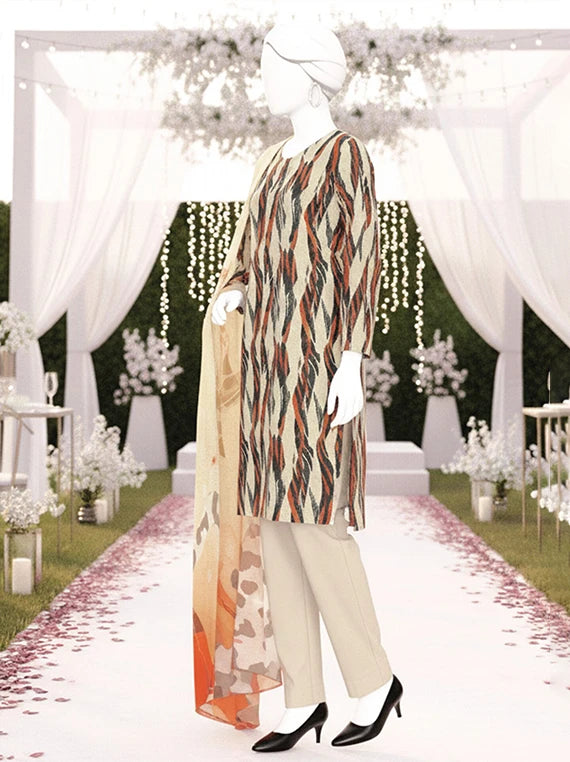 BULBUL by Abc Printed Slub Lawn Collection 2026 (D-07)