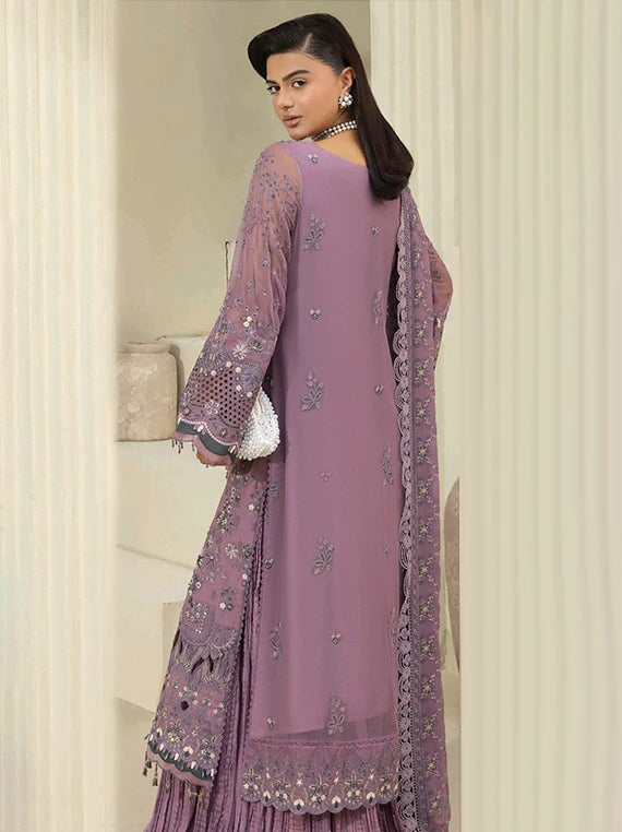 Baad-e-Saba by RAZAB Embroidered Chiffon Collection 2026 (RBS-07)