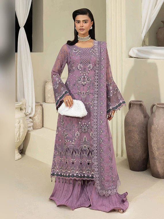 Baad-e-Saba by RAZAB Embroidered Chiffon Collection 2026 (RBS-07)