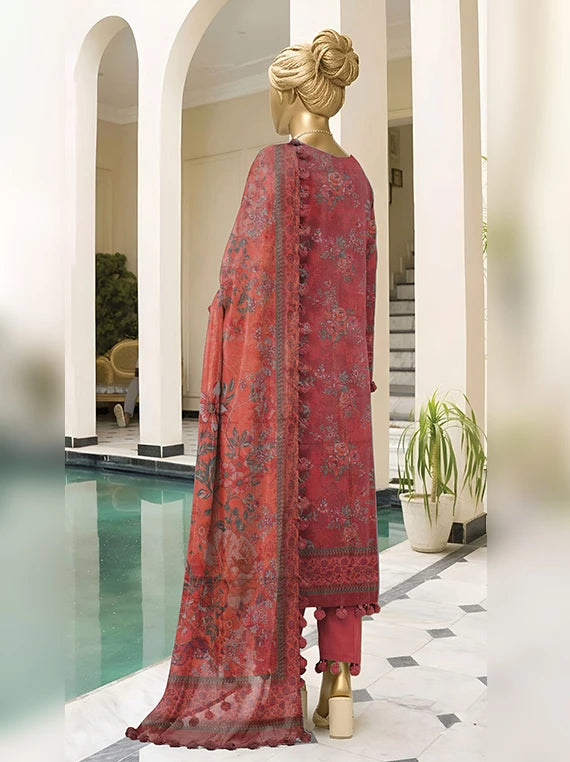 Bali by ABC Khaddar Zarri Unstitched Collectoin'26 Vol-02 (D-10)