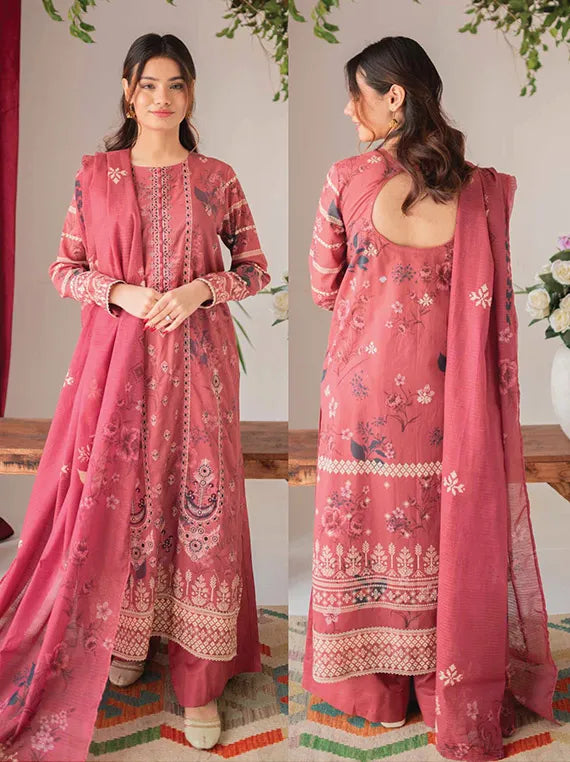 Bareeha Embroidered Lawn Collection 2024 By RashidTex (D-8672)