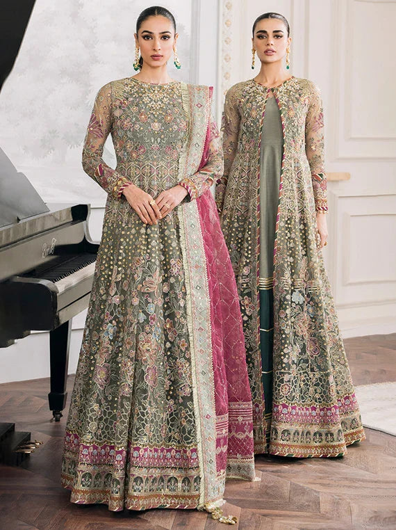 Baroque Chantelle Embroidered Net Chiffon Collection 2026 (CH12-02)