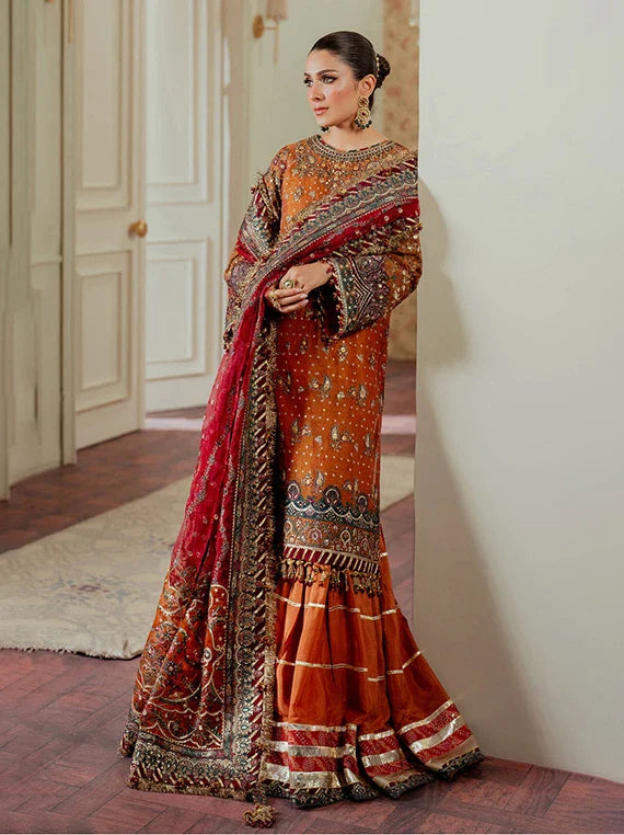 Baroque Chantelle Embroidered Net Chiffon Collection 2026 (CH13-01)