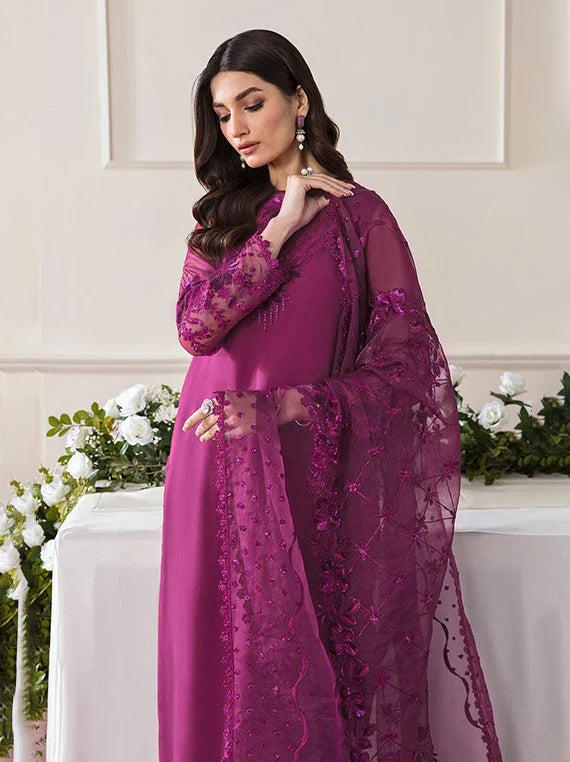 Baroque Chantelle Embroidered Net Chiffon Collection 2026 (UF-291)