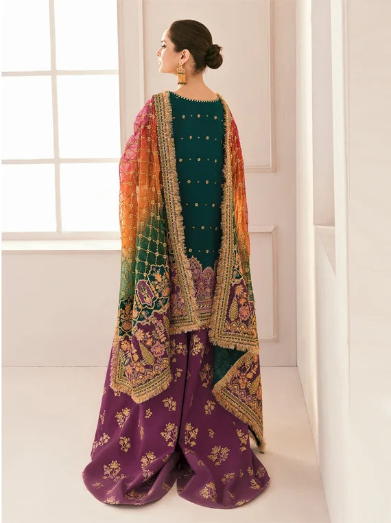 Baroque Chantelle Embroidered Chiffon Collection 2025 (BQU-CH11-D06)