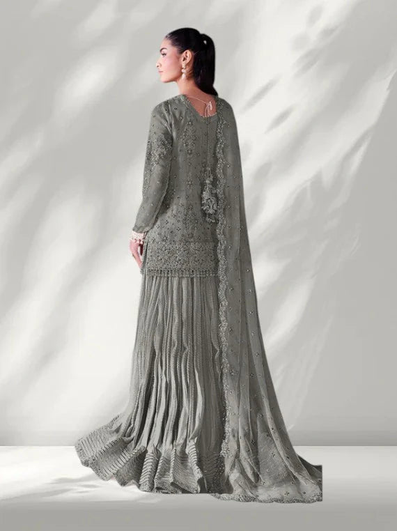 Baroque Embroidered Chiffon Collection 2026 (UF-4140-02)