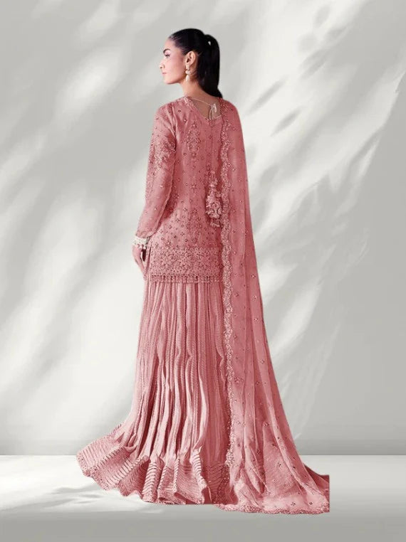 Baroque Embroidered Chiffon Collection 2026 (UF-4140-04)