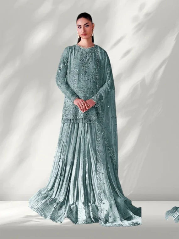 Baroque Embroidered Chiffon Collection 2026 (UF-4140-06)
