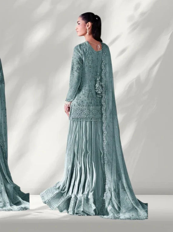 Baroque Embroidered Chiffon Collection 2026 (UF-4140-06)