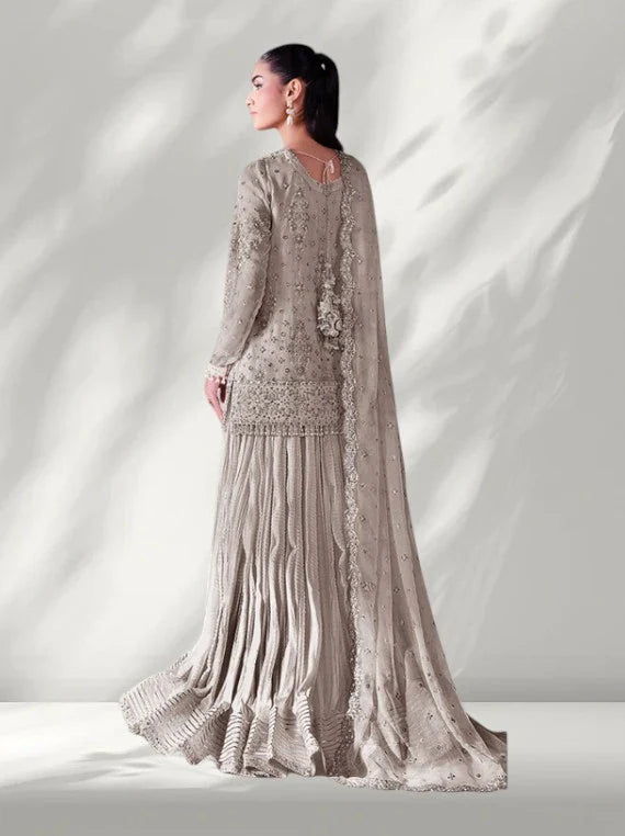 Baroque Embroidered Chiffon Collection 2026 (UF-4140-07)