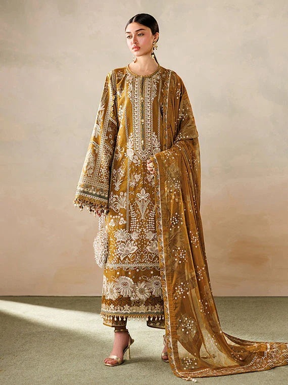 Baroque Luxury EID Lawn Collection 2026 (EL26-D07)