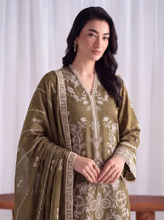 Bella Bilss by Fantak Unstitched Dobby Dhanak Collection'26 V-554 (D-04)