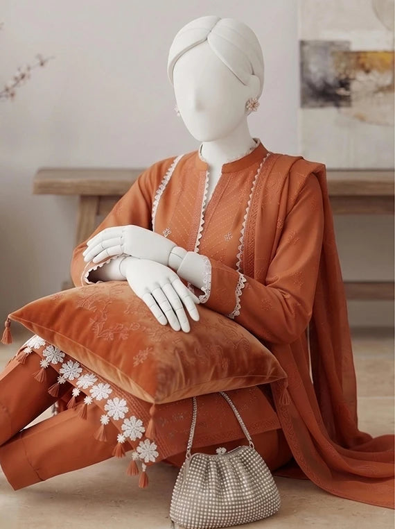 Bella by ABC Embroidered Karandi Unstitched Collection'26 V-05 (D-08)