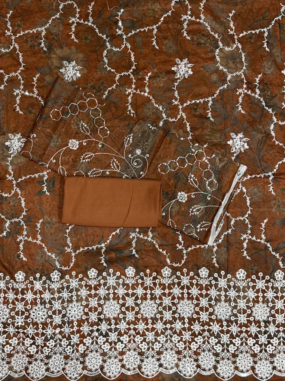 Bella Fancy Embroidered Premium Lawn Edit 2026 Vol-26DA03 (D-03)