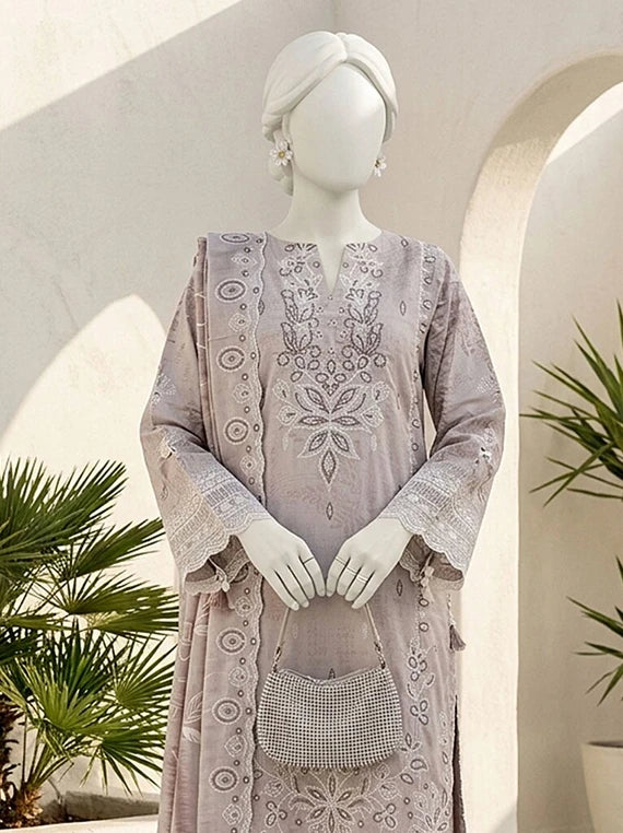 Bhanwar by ABC Winter Embroidered Slub Collection'26 (D-03)