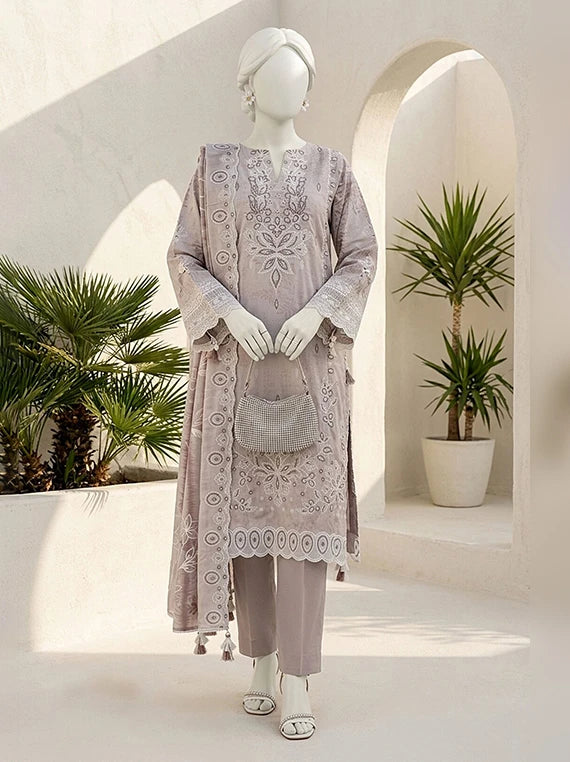 Bhanwar by ABC Winter Embroidered Slub Collection'26 (D-03)