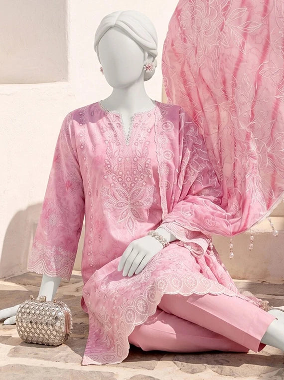 Bhanwar by ABC Winter Embroidered Slub Collection'26 (D-07)