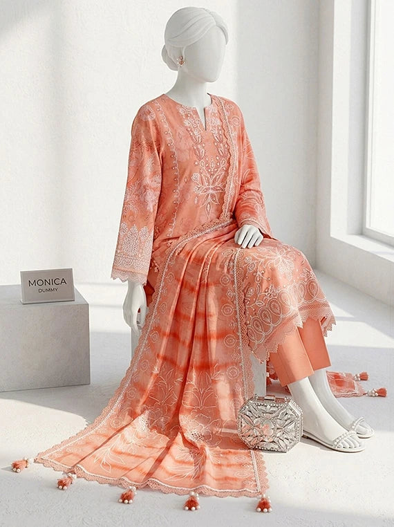 Bhanwar by ABC Winter Embroidered Slub Collection'26 (D-09)