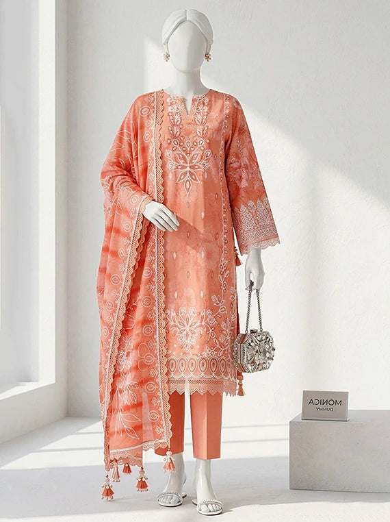 Bhanwar by ABC Winter Embroidered Slub Collection'26 (D-09)