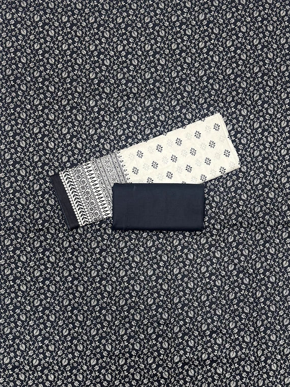 Black and White Printed Lawn Edit 2026 Vol-RL04 (D-01)