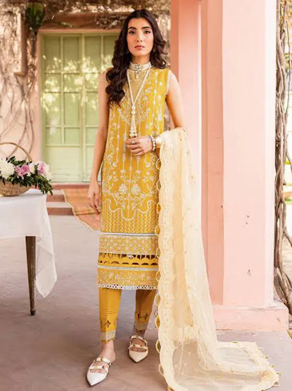 Bloom and Beyond Premium Lawn Collection 2025 (04 Chambeli)