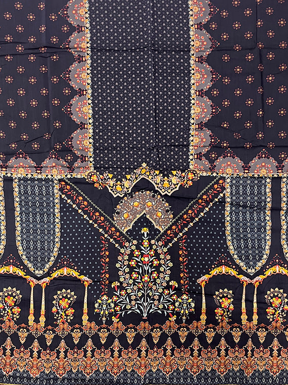 Bloomline All Over Printed Linen Shirt Edit Vol-SM104 (SM104-33)