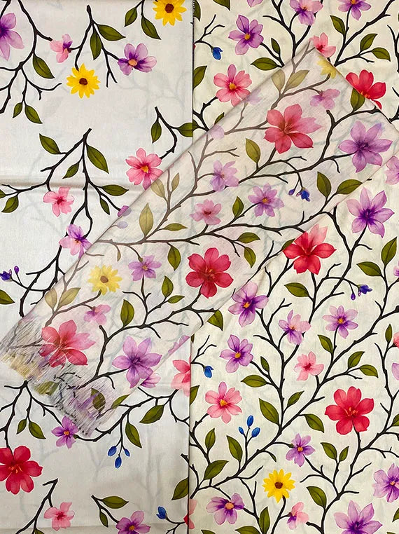 Blossom Charm – Digital Printed Marina Edit 2025 Vol-CT43 (CT43-02)