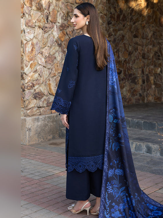 BLOSSOM by Umar Poshak Premium Lawn Collection 2026 (Farasha-Bluebell)