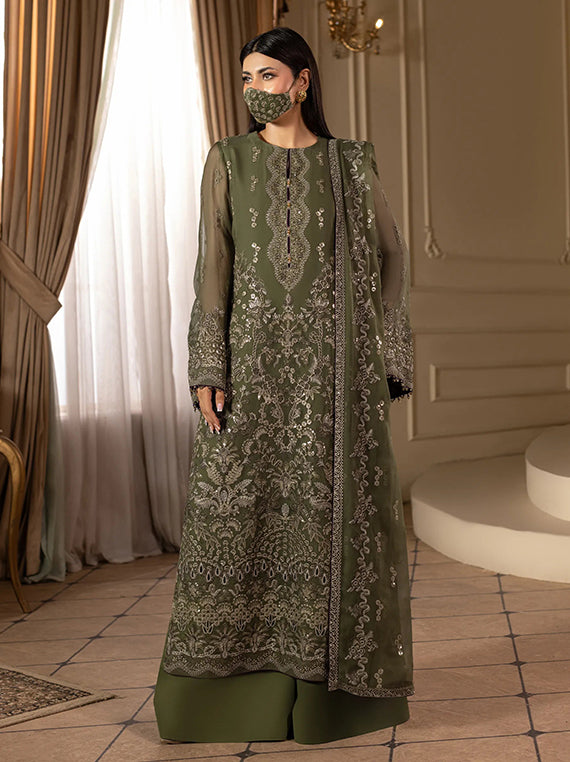 Flossie Festive Embroidered Unstitched Collection'26 (CH-101)