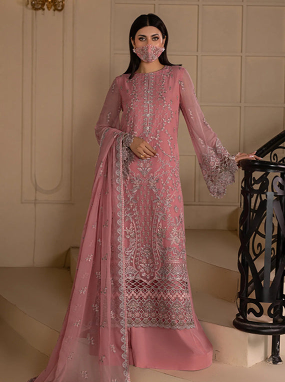 Flossie Festive Embroidered Unstitched Collection'26 (CH-102 Rosavyn)