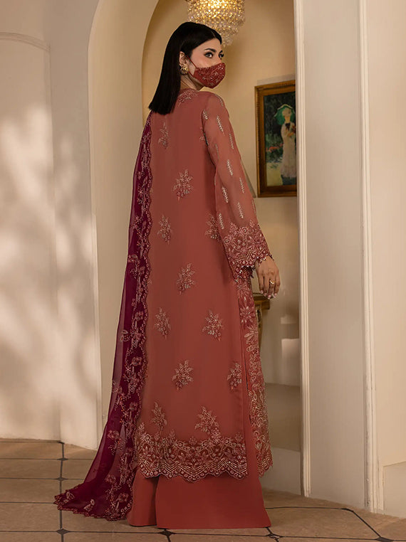 Flossie Festive Embroidered Unstitched Collection'26 (CH-110)
