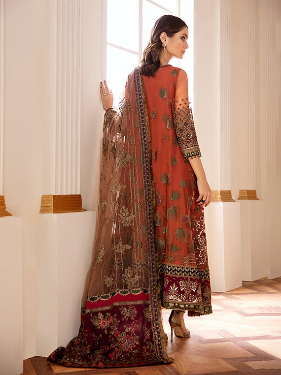 Baroque Festive Embroidered Unstitched Collection'26 (CH07-03)