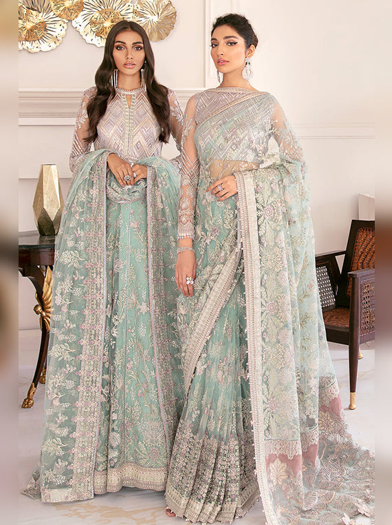 Baroque Embroidered Chiffon Multi Collection 2026 (BQU-CH08-10)