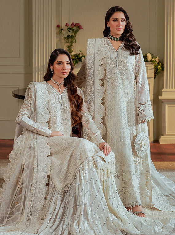 Baroque Festive Embroidered Unstitched Collection'26 (CH13-02)