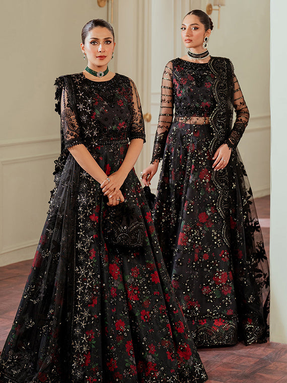 Baroque Festive Embroidered Unstitched Collection'26 (CH13-05)