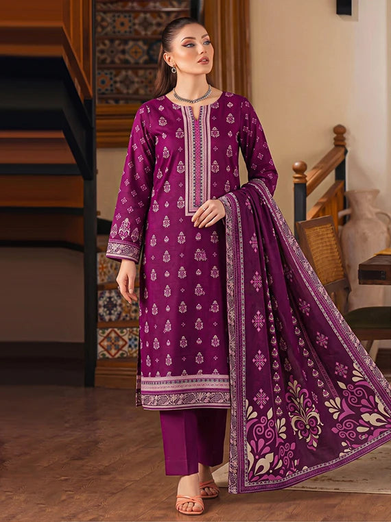 CHAH RANGI Printed Lawn Summer Collection 2026 (D-01)