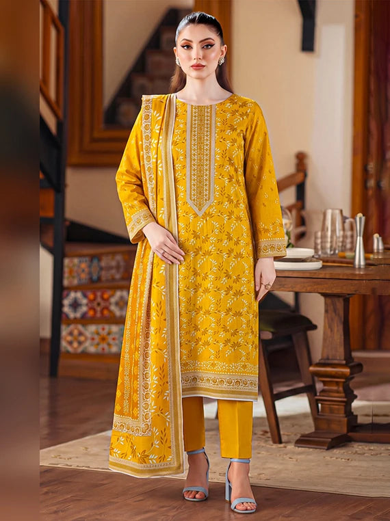 CHAH RANGI Printed Lawn Summer Collection 2026 (D-03)