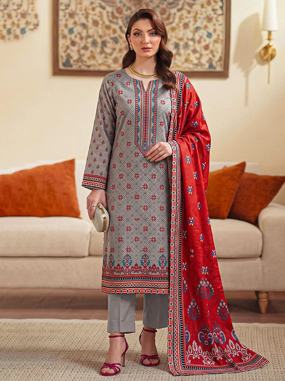 CHAH RANGI Printed Lawn Summer Collection 2026 (D-17)