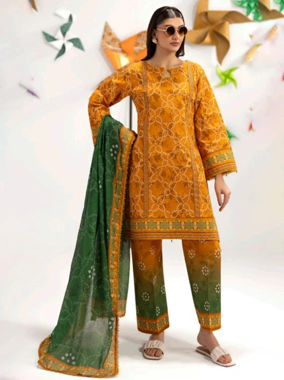 COCO POPUP By Alzohaib Printed Lawn Collection 2026 (D-02)