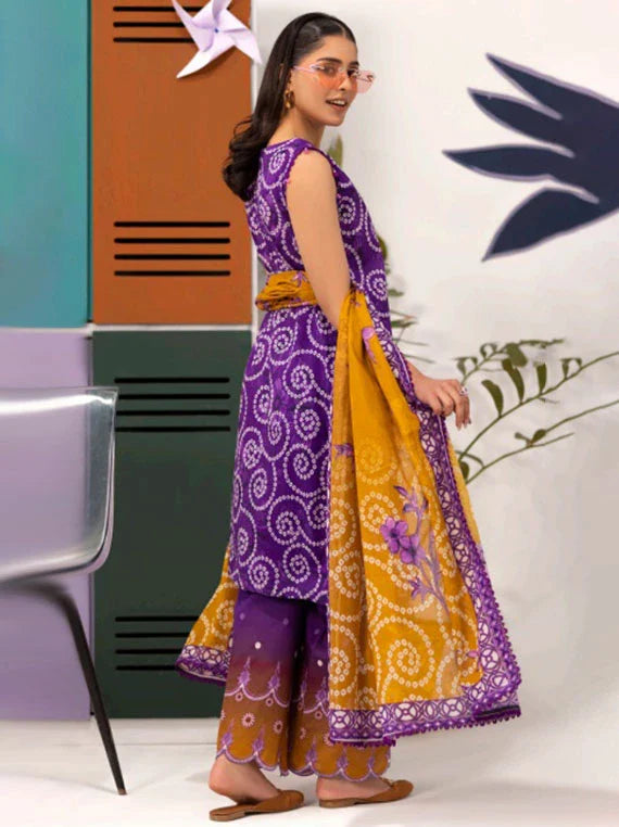 COCO POPUP By Alzohaib Printed Lawn Collection 2026 (D-03)