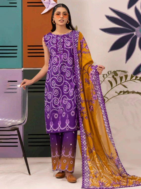 COCO POPUP By Alzohaib Printed Lawn Collection 2026 (D-03)